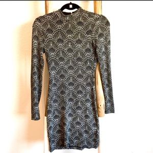 Divided by H&M Art Deco Glittery Sparkly Bodycon Dress